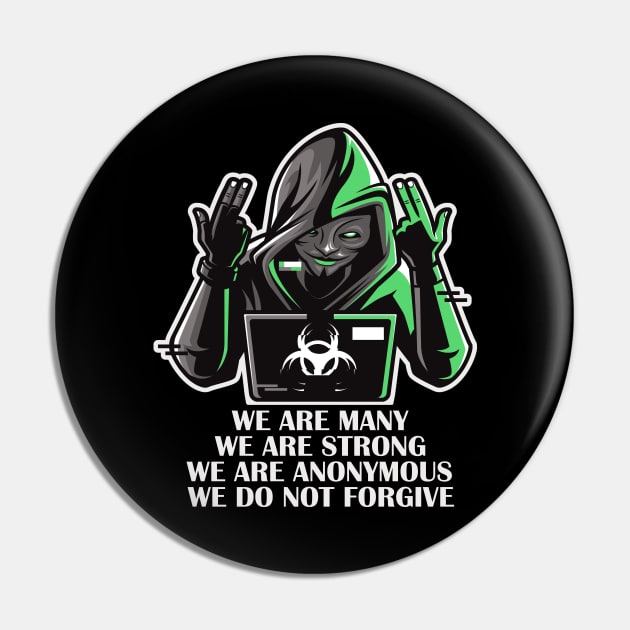 Cyber Security Hackers - We are Anonymous. We are Legion. We do not forgive. Expect us. Pin by Cyber Club Tees