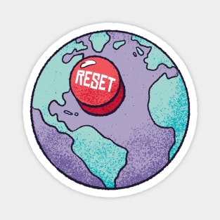 Reset Eartth - Green - Ecology Magnet