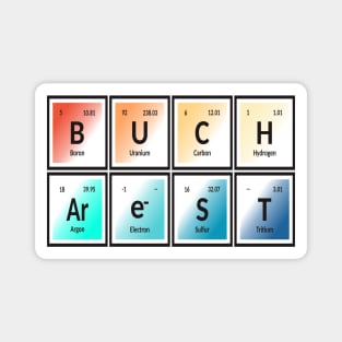 Bucharest City | Periodic Table Magnet