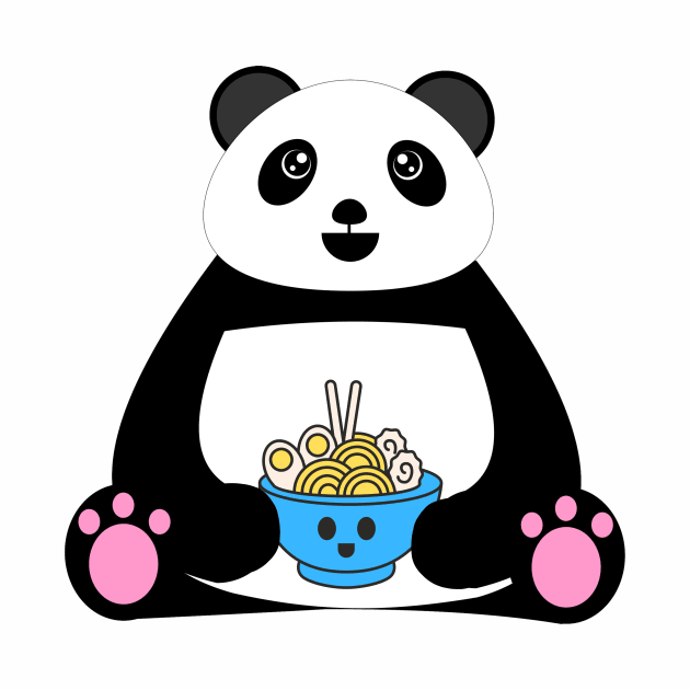 Ramen Panda by CuteAndFun