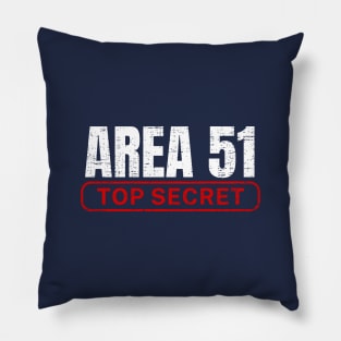 Area 51 Top Secret Classified Ufo Files Pillow
