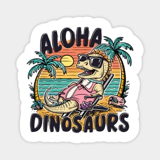 Aloha Dinosaurs! Magnet