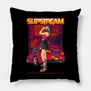 RACE GIRL Pillow