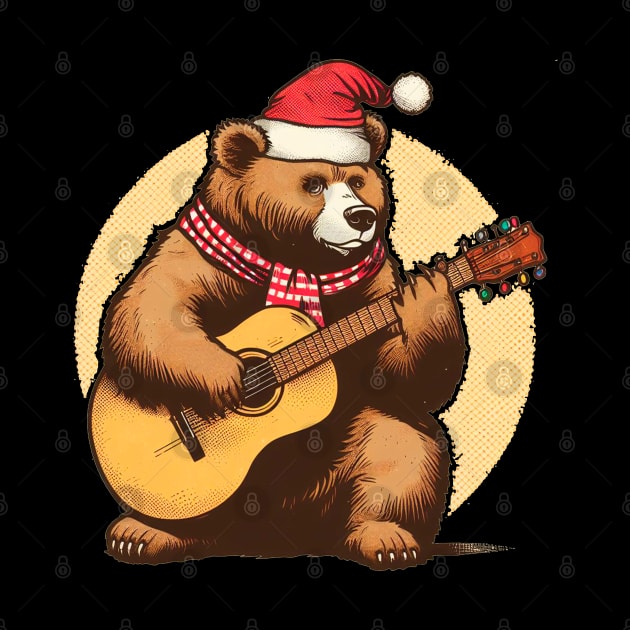 Oso navideño con guitarra 1 by TheGhostLagarto15