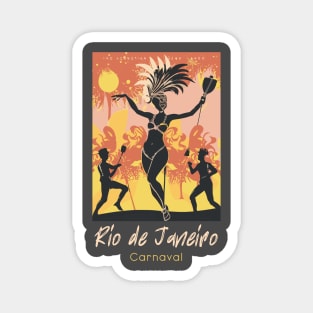 Carnaval - Rio de Janeiro - Brazil Magnet