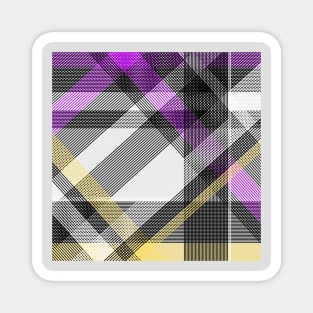 Abstract Lines - Nonbinary Colors Magnet