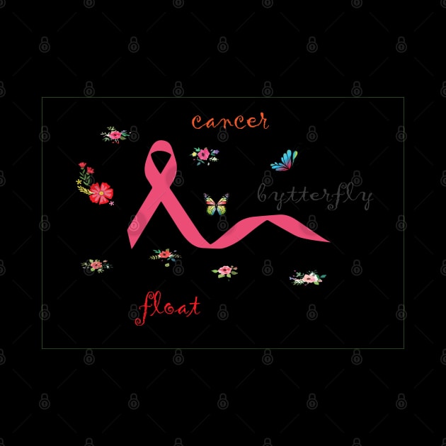 Breast Cancer Ribbon Print by busines_night