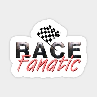 Auto Race Fan Magnet