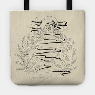 Moon with Ferns Tote