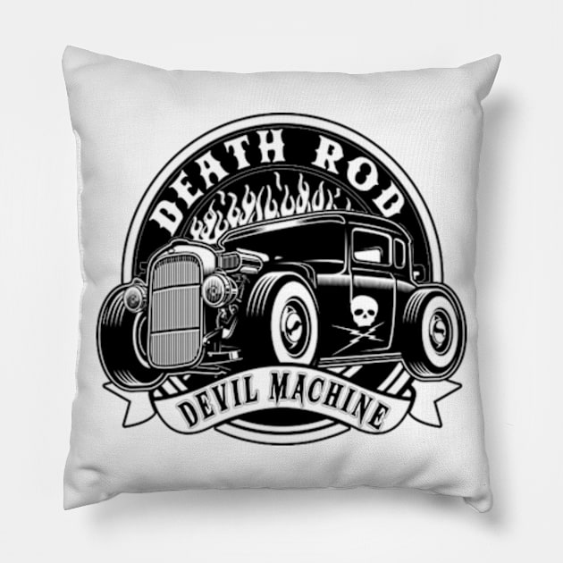 Death Rod Pillow by CosmicAngerDesign