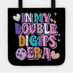 In My Double Digits Era 10 Year Old Birthday 10th Birthday for Girls Birthday Party Tote