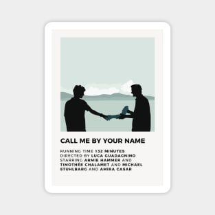 Call Me By Your Name Minimalist Poster Magnet