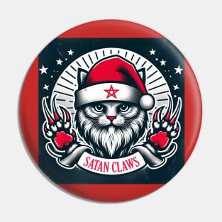 Satan Claws - Cat Santa Pin