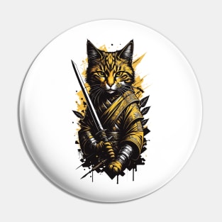 Ronin Cat Pin