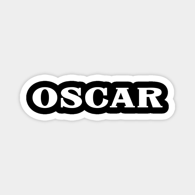 Oscar Name Magnet by ProjectX23Red