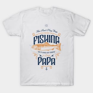 Papa Fishing T-Shirts for Sale