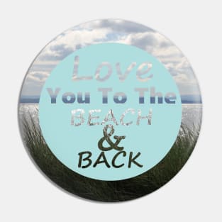 BEACH And Back Nova Scotia Pin