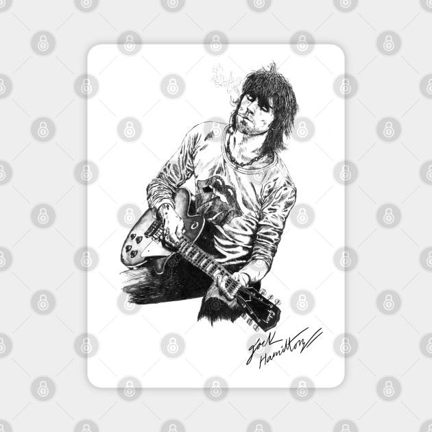 Keef  Original Ink Drawing Magnet by HamiltonArt