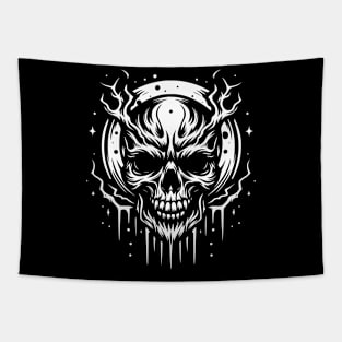 Skull darkness Tapestry