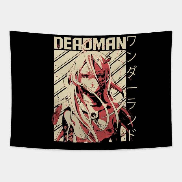 Shiro  Deadman Wonderland Tapestry by talida_illustration