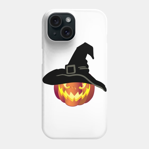 Halloween Pumpkin Jack Lantern Phone Case by sofiartmedia