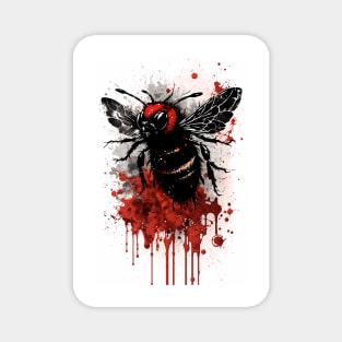 Bumblebee Ink Painting Magnet