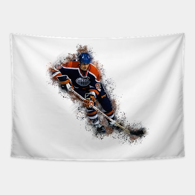 Hockey player Wayne Gretzky Tapestry by mobilunik