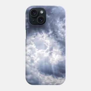 SCENERY 67 - Gray White Cloud Sky Daytime Cumulus Meteorological Phone Case