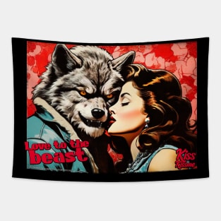 love to the beast Tapestry