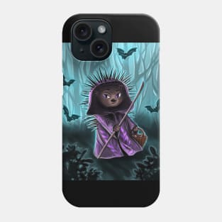 Hedgehog wizard Phone Case