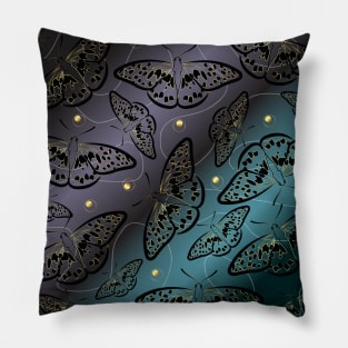 Monarch Butterfly Pattern Pillow