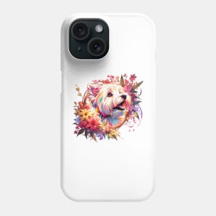 Dandie Dinmont Terrier Brightens Mothers Day - Unique Dog Mom Gift Phone Case