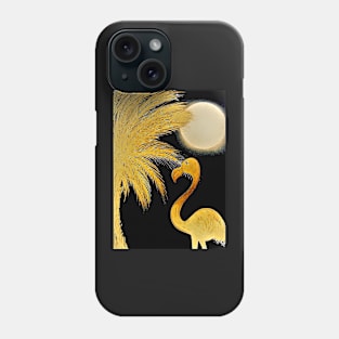 GOLD FLAMINGO Phone Case