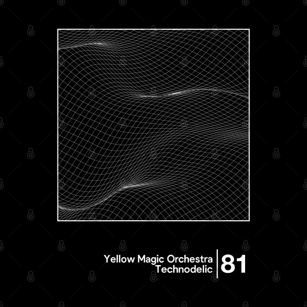 Yellow Magic Orchestra - Technodelic / Minimal Style Graphic Artwork Design by saudade