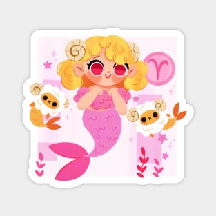 Aries Mermaid Magnet