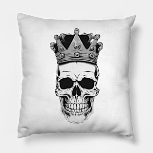 THRONE skull corner Pillow