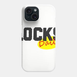 Locks Daily Logo in Black Phone Case