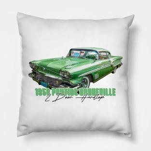 1958 Pontiac Bonneville 2 Door Hardtop Pillow