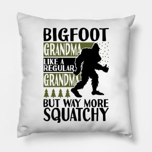 Bigfoot Grandma Pillow