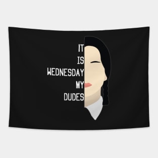 It is Wednesday my dudes retro meme Tapestry