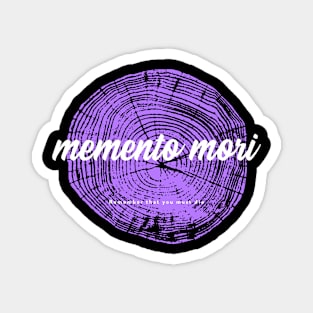 Latin Stoicism - Memento Mori Magnet