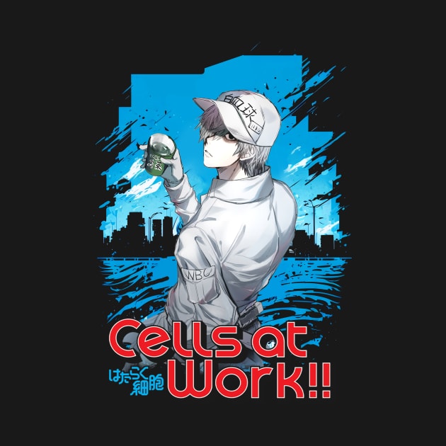 Vintage White Blood Cell Comedy Japanese Anime by QuickMart