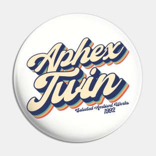 Aphex Twin - Selected Ambient Works  / Retro Layered 90's Pin