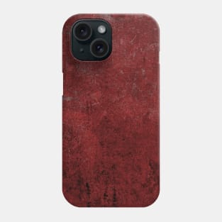 Rustic Grunge Red Leather Look Phone Case