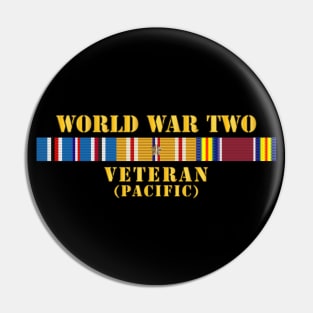 WWII  Veteran w PAC SVC Pin