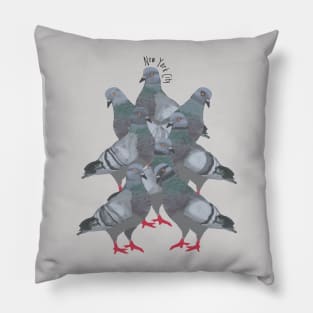 New York City Pigeons Pillow