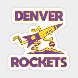 Defunct Denver Rockets Basketball Team Magnet