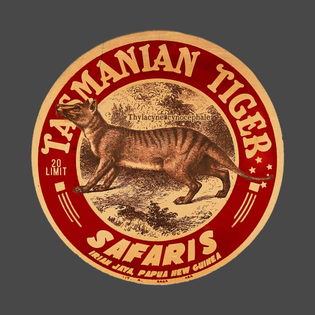 Vintage Tasmanian Tiger Safari by Kujo Vintage