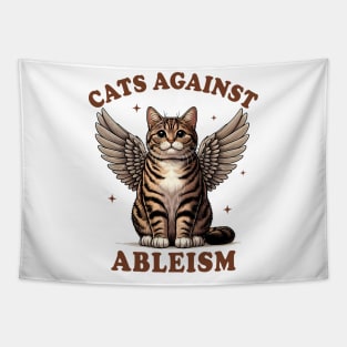 Hidden Disability Invisible Illness Cats Against Ableism Tapestry