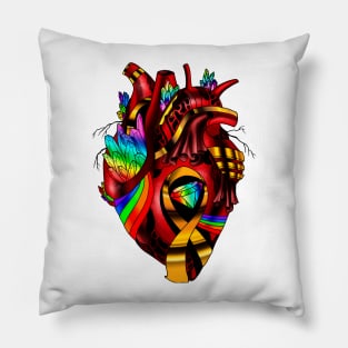 Pride Awareness Heart Pillow